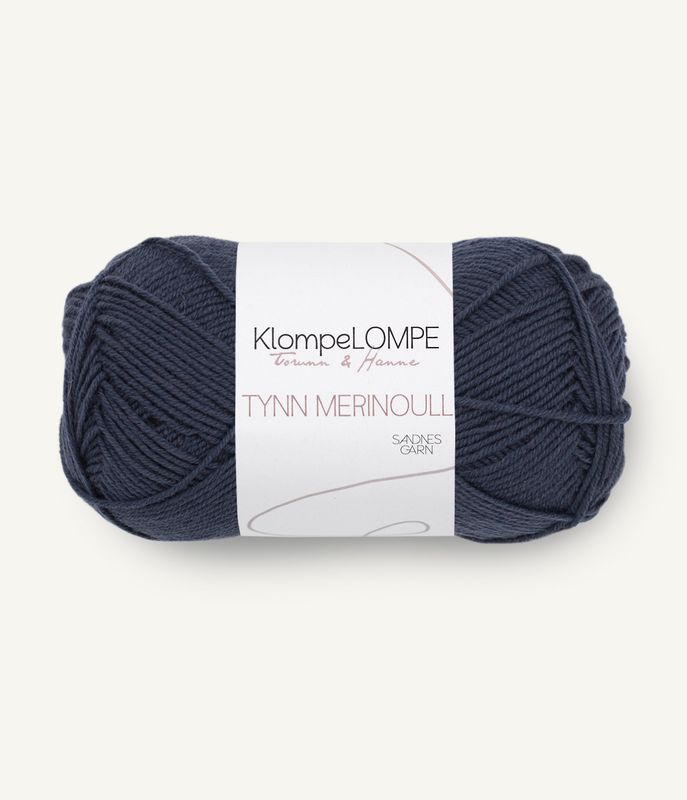 UT KlompeLOMPE Tynn Merinoull 6081 Marine 
